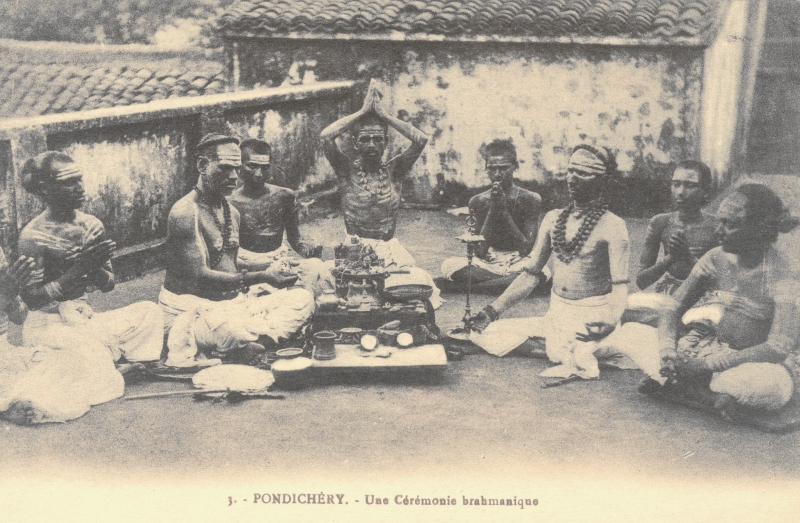 11-07 - Pondichery - ceremonie brahmanique